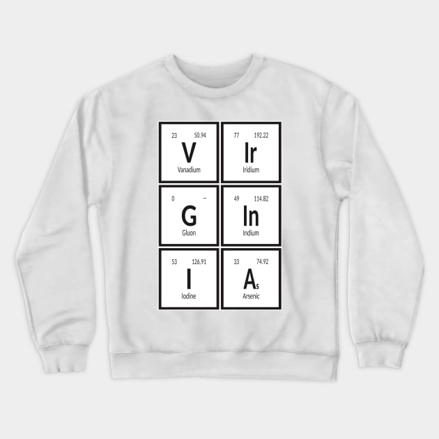 Virginia Crewneck Sweatshirt by Maozva-DSGN